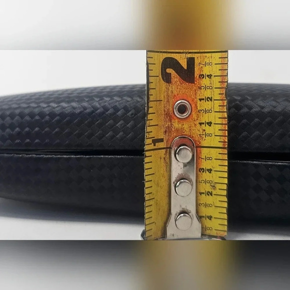 Ray-Ban Black Carbon Fiber Style Eyeglass Hard Clam Shell CASE ONLY - Picture 13 of 13